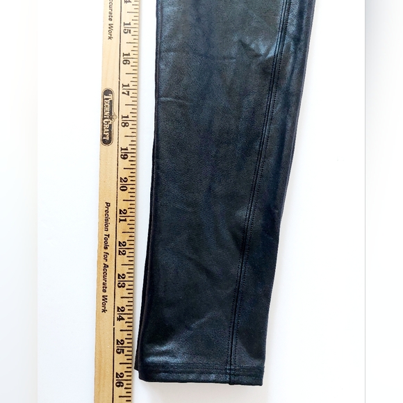 SPANX Faux Leather Leggings Black Size Large Style #2437 - Picture 9 of 9